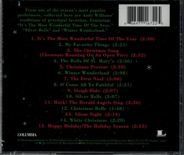 Andy Williams : Personal Christmas Collection (CD, Comp, RE)