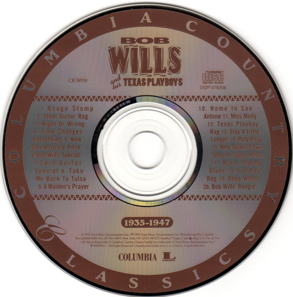 Bob Wills : The Essential Bob Wills (1935-1947) (CD, Comp)