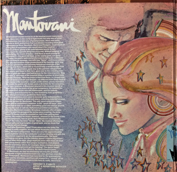 Mantovani And His Orchestra : An Evening With Mantovani (LP, Album, Club, Gat)