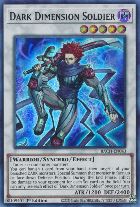 Dark Dimension Soldier [BACH - BACH-EN043] Yu-Gi-Oh Trading Card