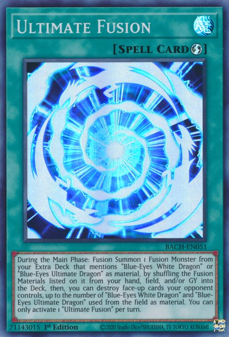 Ultimate Fusion [BACH - BACH-EN051] Yu-Gi-Oh Trading Card