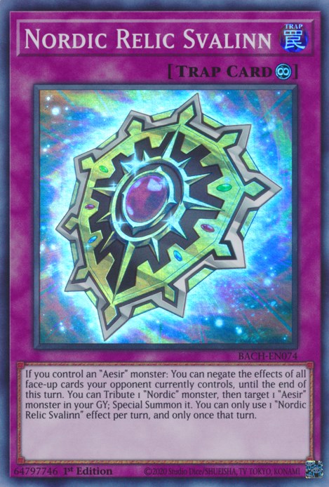 Nordic Relic Svalinn [BACH - BACH-EN074] Yu-Gi-Oh Trading Card