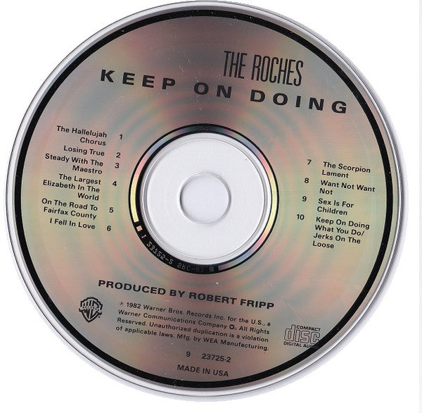 The Roches : Keep On Doing (CD, Album)