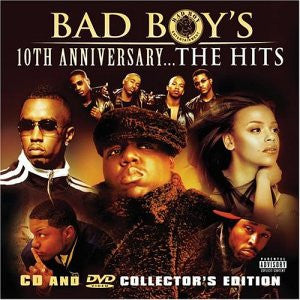 Various : Bad Boy's 10th Anniversary...The Hits (CD, Mixed + DVD, Mixed)
