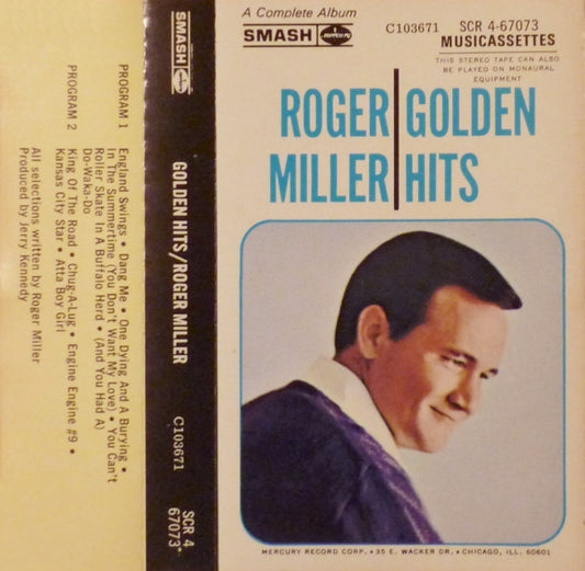 Roger Miller : Golden Hits (Cass, Comp, Club)