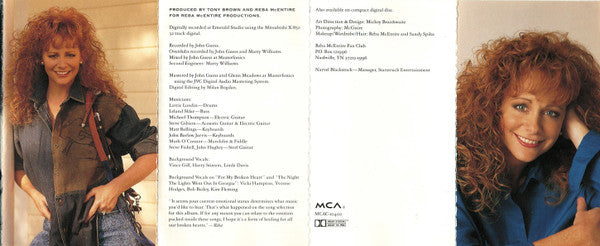 Reba McEntire : For My Broken Heart (Cass, Album, Club)