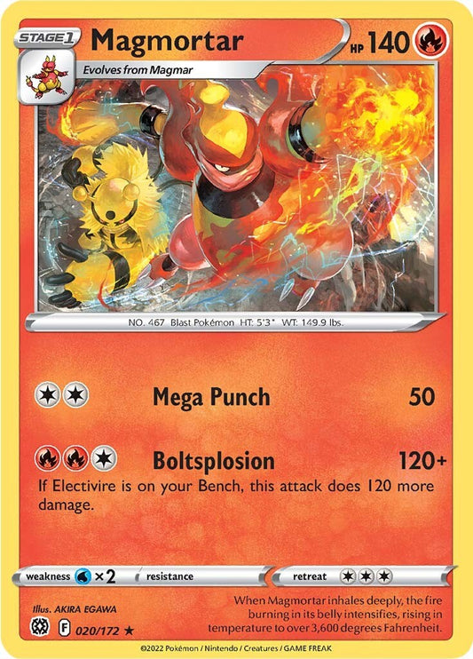 Magmortar [SWSH09 - 020/172] Pokemon Trading Card