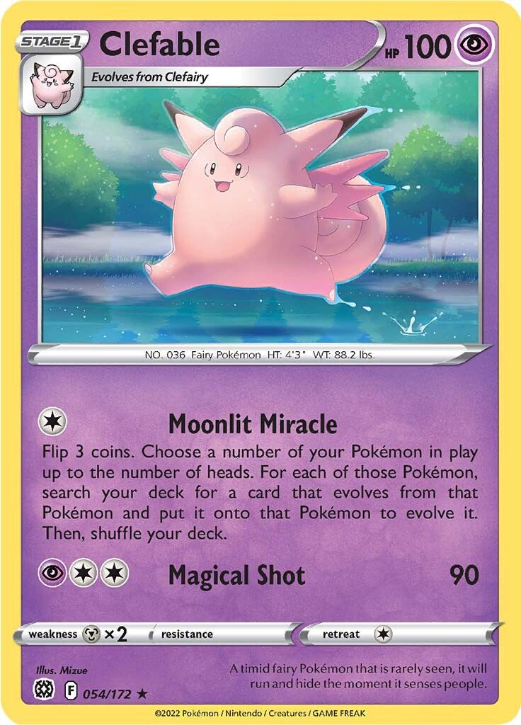 Clefable [SWSH09 - 054/172] Pokemon Trading Card