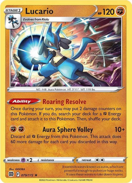 Lucario [SWSH09 - 079/172] Pokemon Trading Card