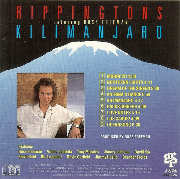 The Rippingtons Featuring Russ Freeman (2) : Kilimanjaro (CD, Album)