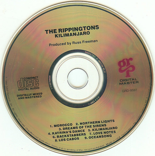 The Rippingtons Featuring Russ Freeman (2) : Kilimanjaro (CD, Album)