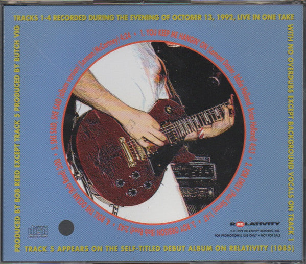 Overwhelming Colorfast : Bender (CD, EP, Promo)