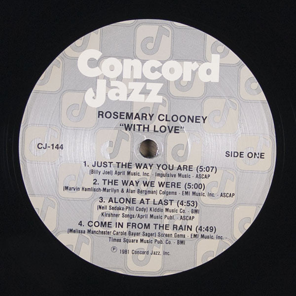 Rosemary Clooney - With Love (LP) (VG+) - Endless Media