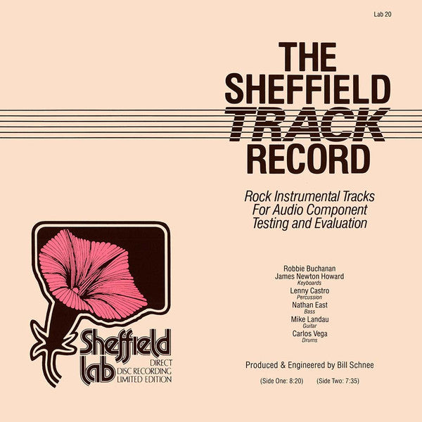 Robbie Buchanan, James Newton Howard, Lenny Castro, Nathan East, Michael Landau, Carlos Vega - The Sheffield Track Record (LP) (VG+) - Endless Media