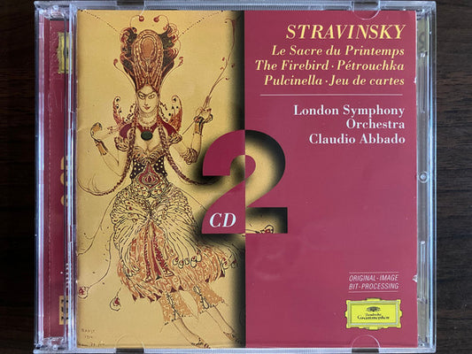 Igor Stravinsky – London Symphony Orchestra • Claudio Abbado : Le Sacre Du Printemps · The Firebird · Pétrouchka · Pulcinella · Jeu De Cartes (2xCD, Comp, RE, RM)