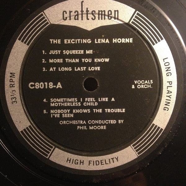 Lena Horne : The Exciting . . . (LP)