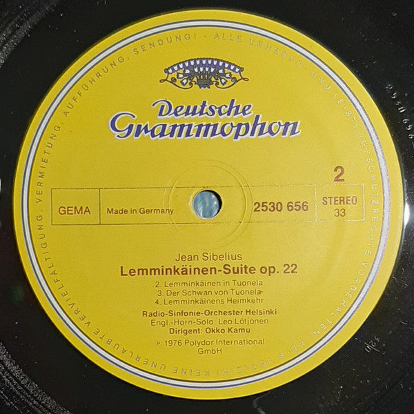 Jean Sibelius - Radion Sinfoniaorkesteri, Okko Kamu : Lemminkäinen Suite • Karelia Suite (LP)