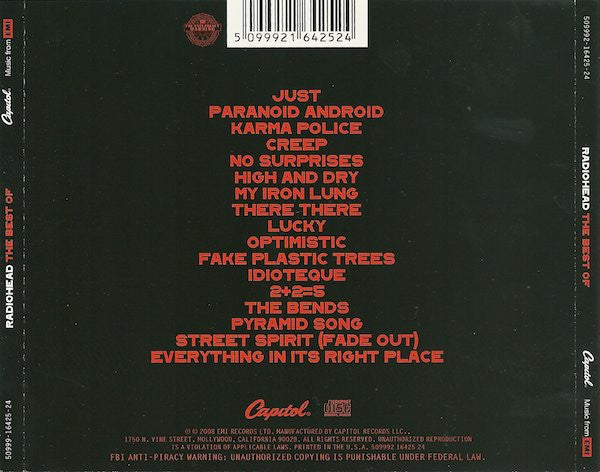 Radiohead : The Best Of (CD, Comp, RE)