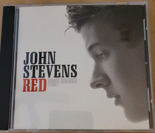 John Stevens (15) : Red (CD, Advance, Album, Promo)