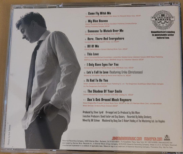 John Stevens (15) : Red (CD, Advance, Album, Promo)