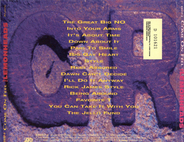 The Lemonheads : Come On Feel The Lemonheads (CD, Album, Club)
