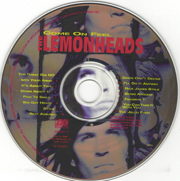 The Lemonheads : Come On Feel The Lemonheads (CD, Album, Club)
