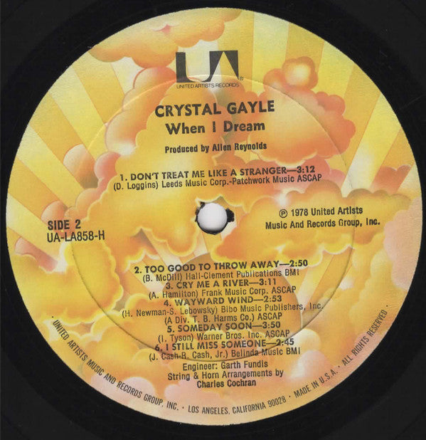 Crystal Gayle : When I Dream (LP)