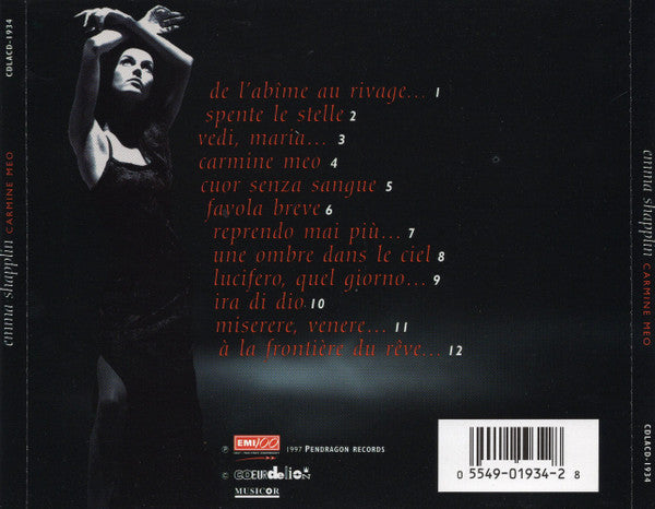 Emma Shapplin : Carmine Meo (CD, Album)