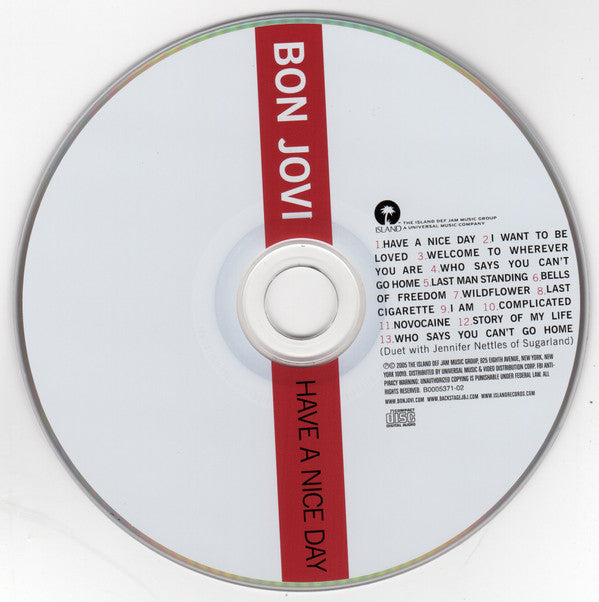 Bon Jovi : Have A Nice Day (CD, Album, UML)