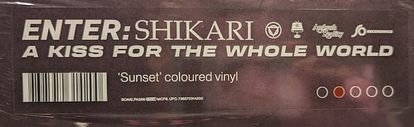 Enter Shikari : A Kiss For The Whole World (LP, Album, Ltd, Sun)