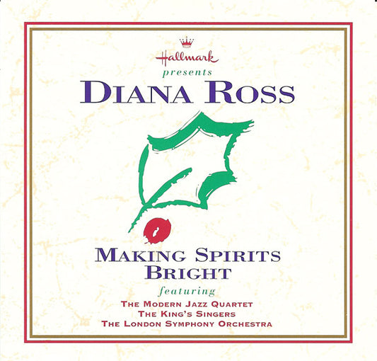 Diana Ross featuring The Modern Jazz Quartet, The King's Singers, London Symphony Orchestra - Making Spirits Bright (CD) (VG+) - Endless Media