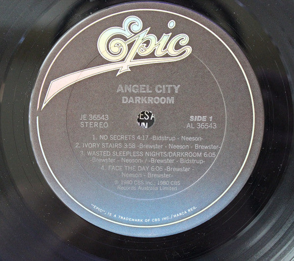 Angel City (2) : Darkroom (LP, Album, San)