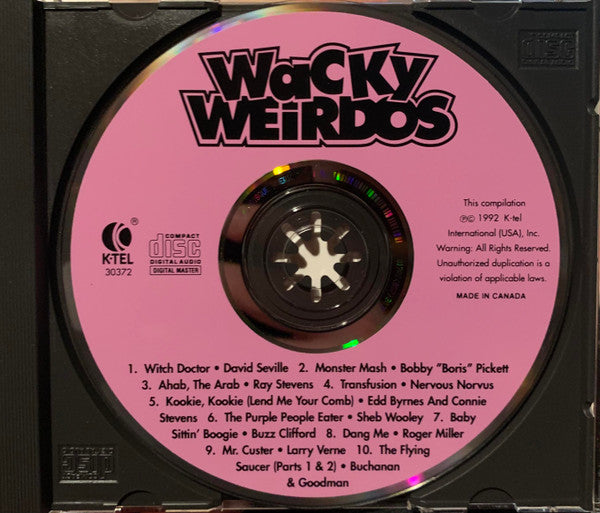 Various - Wacky Weirdos (CD) (VG) - Endless Media