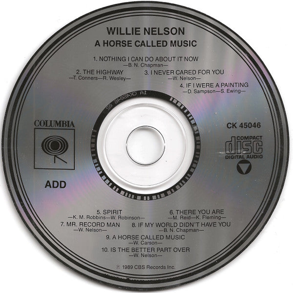 Willie Nelson : A Horse Called Music (CD, Album)