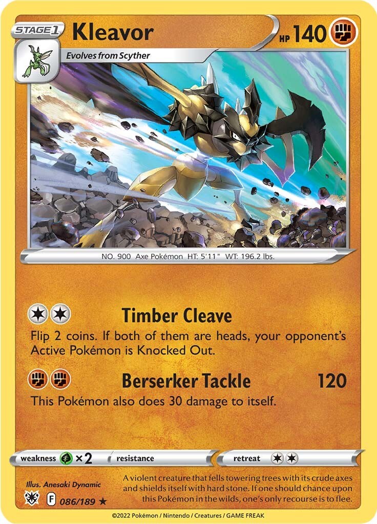 Kleavor (86) [SWSH10 - 086/189] Pokemon Trading Card