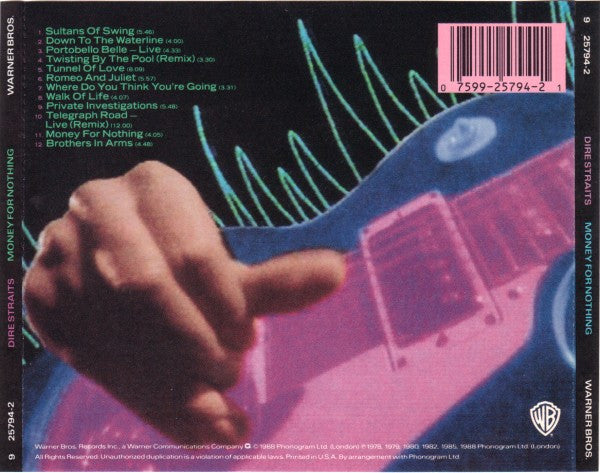 Dire Straits : Money For Nothing (CD, Comp, Spe)