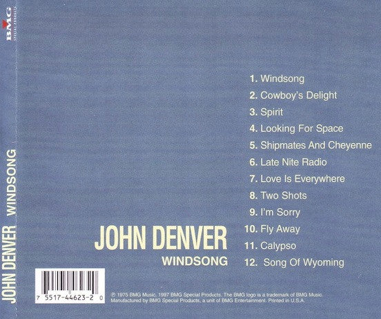 John Denver : Windsong (CD, Album)
