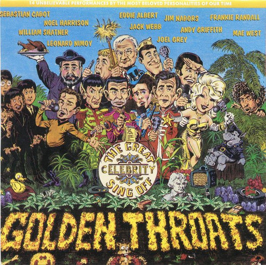 Various : Golden Throats: The Great Celebrity Sing-Off! (CD, Comp, RM)