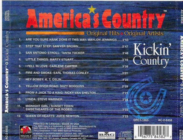 Various : America's Country: Kickin' Country (CD, Comp)