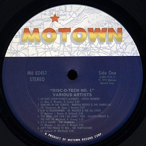 Various : Disc-O-Tech #1 (LP, Comp)