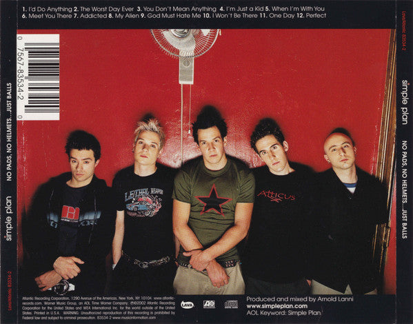 Simple Plan : No Pads, No Helmets...Just Balls (CD, Album)