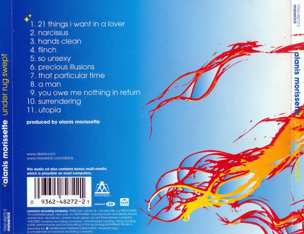 Alanis Morissette : Under Rug Swept (CD, Album, Enh)
