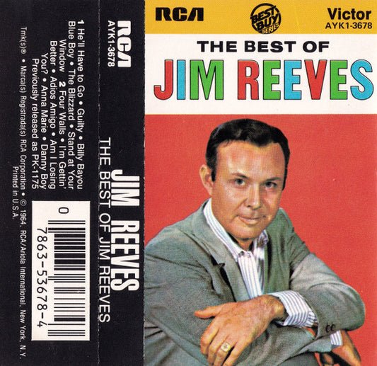 Jim Reeves : The Best Of Jim Reeves (Cass, Comp, RE)