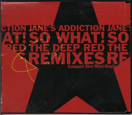 Jane's Addiction : So What! (The Deep Red Remixes) (CD, Maxi)