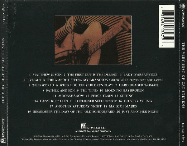 Cat Stevens : The Very Best Of Cat Stevens (CD, Comp, UML)