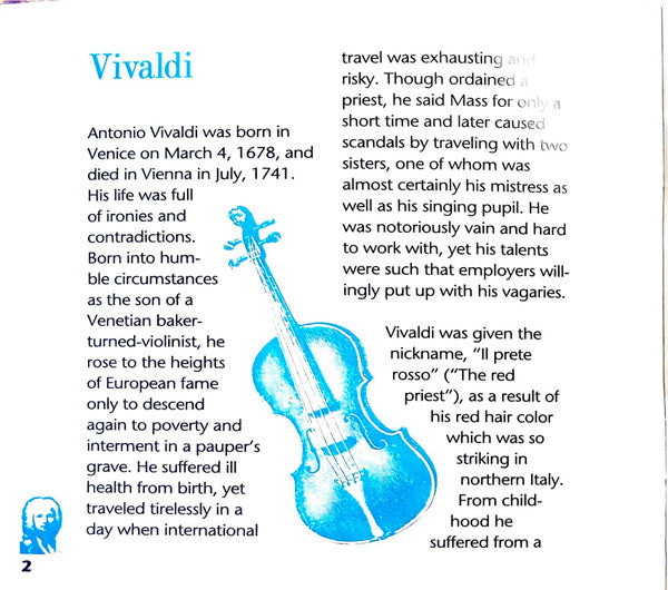 Gerard Schwarz Narrating & Conducting The Los Angeles Chamber Orchestra : Musically Speaking... The Great Works: Vivaldi The Four Seasons (2xCD)
