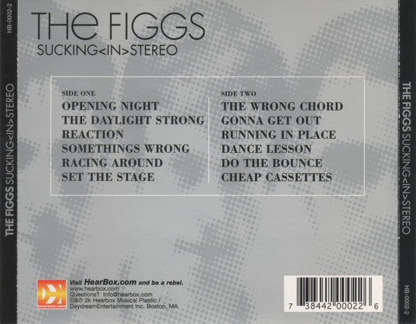 The Figgs : Sucking In Stereo (CD, Album)