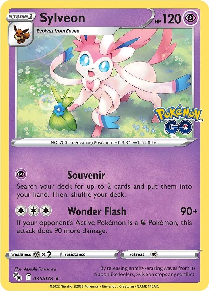 Sylveon [PGO - 035/078] Pokemon Trading Card