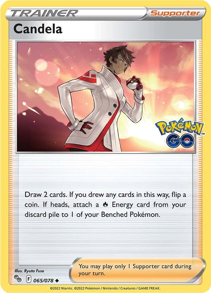 Candela [PGO - 065/078] Pokemon Trading Card