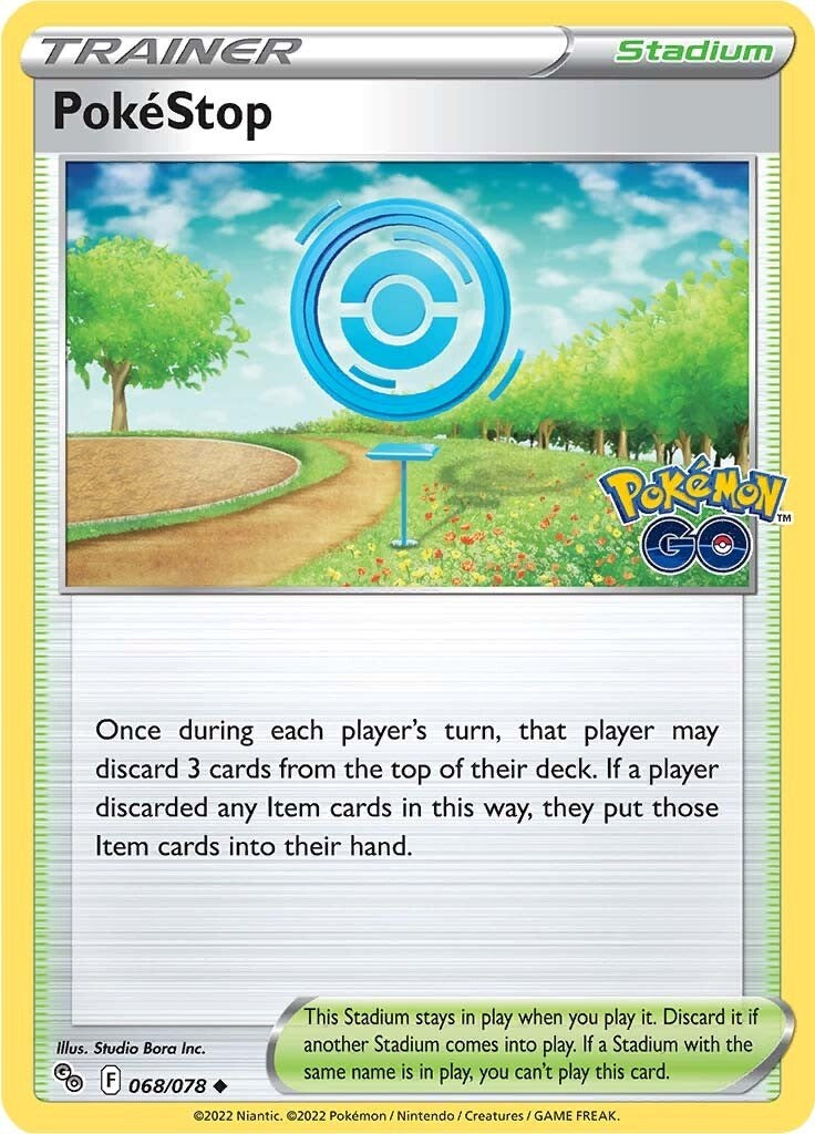 PokeStop [PGO - 068/078] Pokemon Trading Card